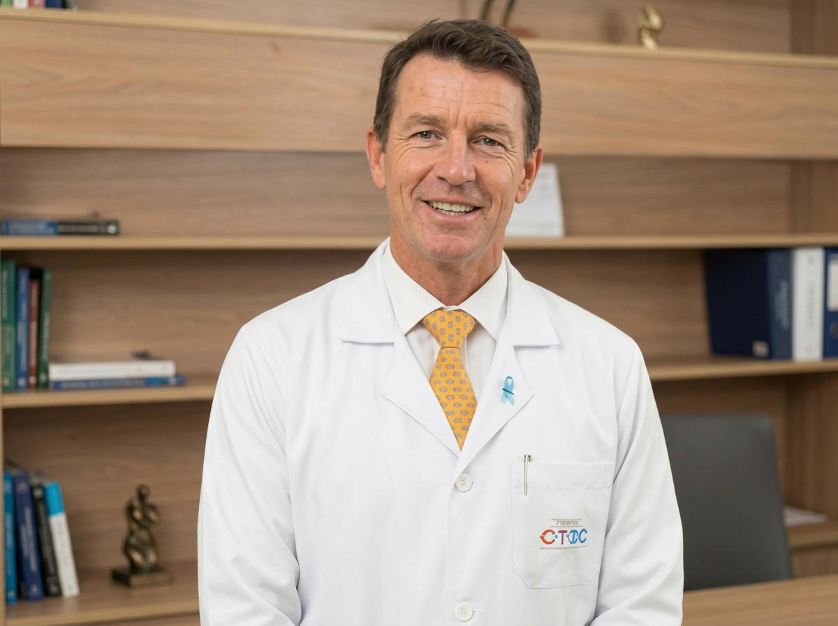 Dr. Lucas Conde em seu consultório